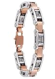 18k Rose Goldplated and Stainless Steel Spiral Bracelet