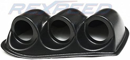 Rexpeed Black ABS Triple Dash Gauge Pod for 2013+ Subaru BRZ / Scion FR-S