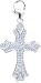 Jewelry : 14k Gold Diamond Cross Charm (1/10 cttw)