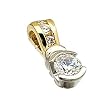 Two Tone Diamond Fashion Pendant