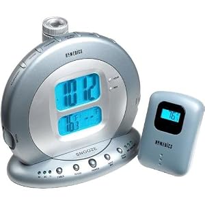 HoMedics Sound SPA Premier Sound Machine Clock Radio with Atomic & Indoor/Outdoor...
