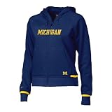 Nike Michigan Wolverines Navy Ladies Classic Fleece Hoody Jacket
