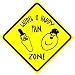 LAUREL & HARDY FAN ZONE comedy street sign
