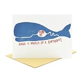 Have a Whale of a Birthday Single Greeting Card