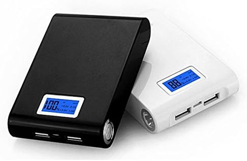 Focalwanna DIY Kit Dual USB 5V 1A 2A Power Bank 18650 Battery Charger Box(White)