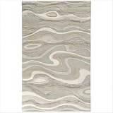 Modern Classics Ivory Contemporary Rug Size: 3'3