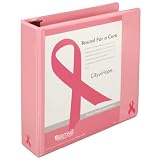 Samsill Breast Cancer Awareness Binder, 3 Inch, Pink (10057)