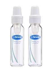 Dr. Brown's 2-pack 7-ounce Standard Feeding System Glass Baby Bottles