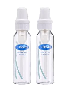 Dr. Brown's 2-pack 7-ounce Standard Feeding System Glass Baby Bottles