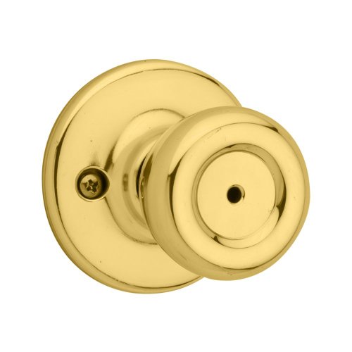 Kwikset Tylo Bed/Bath Knob in Polished Brass Kwikset Tylo Bed/Bath Knob in Polished Brass