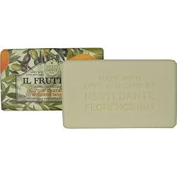 Olive Oil and Tangerine Nesti Dante Fruit Extra Large 8.8 oz Soap Ba