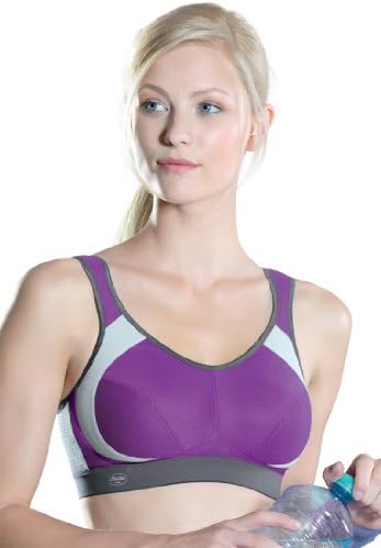 Anita Active Women's Plus Size Medium Control Wireless Sports Bra (WHITE,36 D)