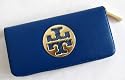 トリーバーチ♪長財布♪本革★箱付け★カラーブルー★TORY BURCH【並行輸入品】TB21J