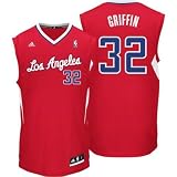NBA Men's Los Angeles Clippers Blake Griffin Revolution 30 Road Replica Jersey (Red, X-Large)