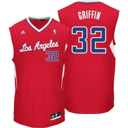 NBA Men's Los Angeles Clippers Blake Griffin Revolution 30 Road Replica Jersey (Red, X-Large)