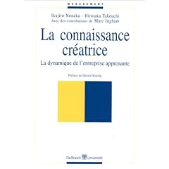 La connaissance cr�atrice: La dynamique de l'entreprise apprenante