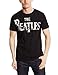 Bravado Men's The Beatles Vintage Logo Black T-Shirt