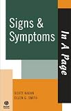 Signs and Symptoms (In a Page)