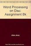 Word processing on disk