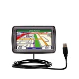 Classic Straight USB Cable for the Garmin Nuvi 860 with Power Hot Sync and Charge capabilities - Gomadic Brand w/ TipExchange Technology