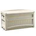 Suncast Deck Box With Seat And Wheels