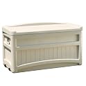 Suncast Deck Box With Seat And Wheels
