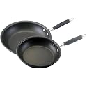 Anolon Advanced Twin Pack 10-Inch and 12-inch Open Skillets