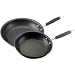 Anolon 82074 10" and 12" Open French Skillets - Twin Pack
