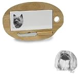 Wooden Cheese Board with Tile Insert featuring the Pekingese (12.75 inches)