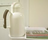 Rotpunkt 250/C White/Charcoal Vacuum Carafe with Angular Handle 34-oz.