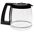 Cuisinart DCC-1200PRC 12-Cup Replacement Glass Carafe, Black