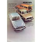 1975 VOLVO 164 LUX 240 245 WAGON Sales Page Piece by Volvo