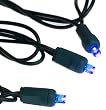 Bethlehem Lighting Indoor/Outdoor 50-Lamp 5mm Wide-Angle LED Lighting Set, Blue