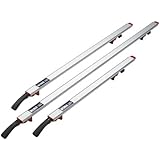 Bora 540903 3 Piece Clamp Edge  Power Tool Guide Set; Straight Edge for Circular Saws, Jig Saws and Routers