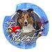 Set of Two Shetland Sheepdog Occasion Carsters - Style dpa18