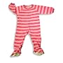 Wonder Kids   Infant and Toddler Girls Heavyweight Footed Hearts Blanket Sleeper   Pink  Purple