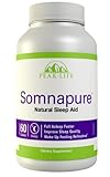 Peak Life Somnapure Sleep Aid - Natural, Non-habit Forming, Drug Free, 60 Tablets