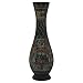 Handmade Tall Urn Shaped Lacquer Vase With Intricate Hand-etched Design (Thailand)