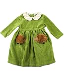 : Sweet Potatoes Harry Hedgehog Button Back Dress