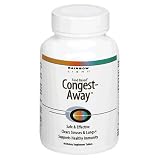 Rainbow Light Congest-Away Food-Based Dietary Supplement Tablets, 60-Count Bottles (Pack of 2)