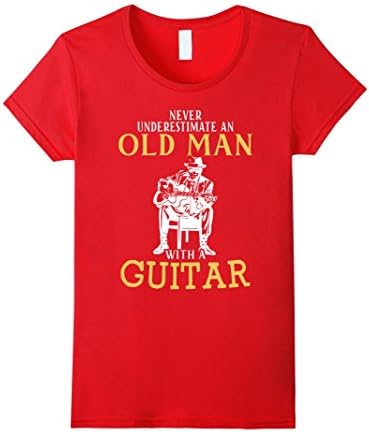 Women's Old man with a Guitar XL Red