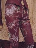 Roberto Cavalli - $3575 New ROBERTO CAVALLI Leather Embroidered Pants M / Medium