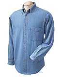 Men's Long Sleeve Denim Shirt