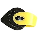 Fred Kelly Picks D5T-M-3 Delrin Bumblebee Teardrop Medium Guitar Pick