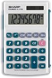 Review Sharp  / Sharp Calculator Handheld Battery Solar-power 8 Digit 4 Key Memory 72x115x12mm Ref EL376SB
