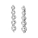 14K White Gold 1/4 ct. Diamond Journey of Love Drop Earrings