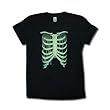 MURDER BY DEATH - Skeleton / Glow In The Dark - Black Girls T-shirt / Girlie / Babydoll OSFA