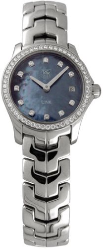 New Tag Heuer Link Diamond Set Ladies Watch, WJF1419.BA0589, Polished Stainless steel Bracelet.