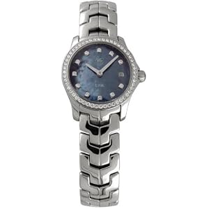 TAG Heuer Women's Link Diamond Dial and Bezel Watch #WJF1419.BA0589