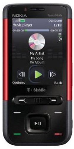 Nokia 5610 XpressMusic Red Phone (T-Mobile)
